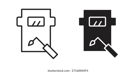 Conceito de ícone de solda para infográfico, site ou aplicativo.