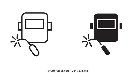 Welding icon Design Illustrations. editable web icons