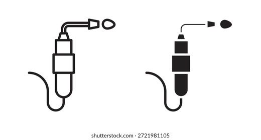 Icono de soldadura icono plano simple. Versión Liner - Vector de stock.