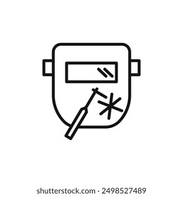 Welding icon isolated on white background