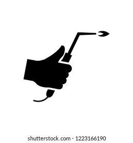 Welding icon isolated sign symbol and flat style for app, web and digital design. Vector illustration.