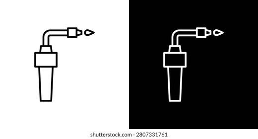Welding icon line drawing editable strokes