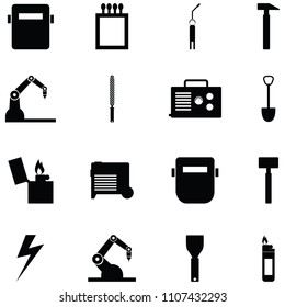 welding icon set