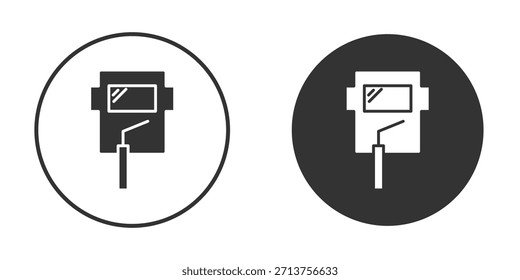 Ícone de solda marca o pacote. Símbolos vetoriais para designs de gráficos