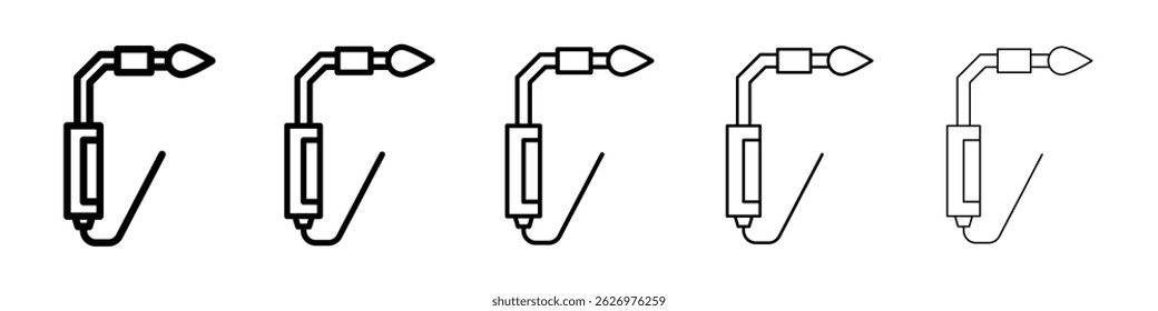 Welding icon Simple thin line flat symbol