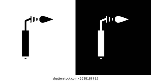 Welding icon in solid flat trendy design style.
