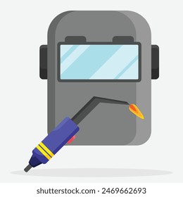 Welding icon. Subtable to place on industry, construction, etc.