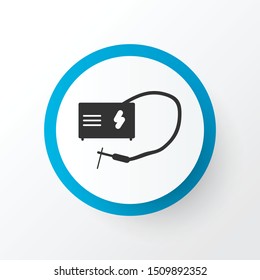 Welding icon symbol. Premium quality isolated brazing element in trendy style