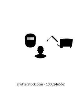 welding icon vector