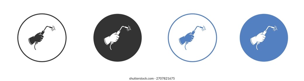 ícone de solda ilustração de arte vetorial. para design de web e conceito móvel