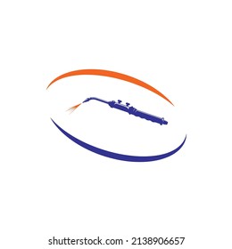 plantilla de diseño de ilustración vectorial de icono de soldadura
