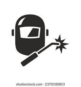 Welding icon. Vector icon isolated on white background.