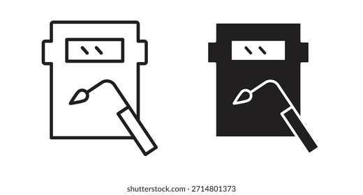 Vector de icono de soldadura, símbolo, ilustraciones de logotipo