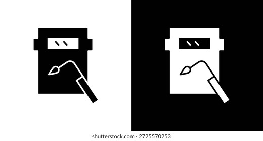 Vector de icono de soldadura, símbolo, ilustraciones de logotipo