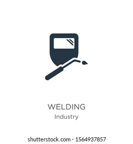 Welding icon vector. Trendy flat welding icon from industry collection isolated on white background. Vector illustration can be used for web and mobile graphic design, logo, eps10