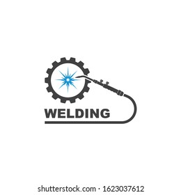 Welding Icon Vetor Illustration Design Template Stock Vector (Royalty ...