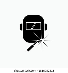 Welding Icon. Welder Profession Symbol - Vector Logo Template.