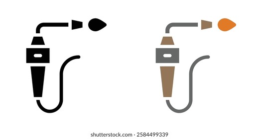 Welding icons pack in black and colored version