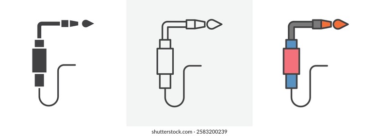 Welding icons pack for website designs
