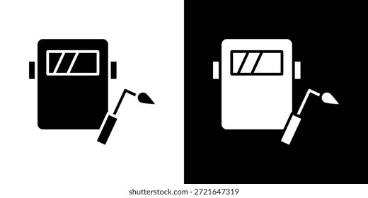 Ícones de solda. Pixels de símbolo de ilustração de modelo de vetor perfeitos