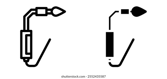 Welding liner icon vector set.
