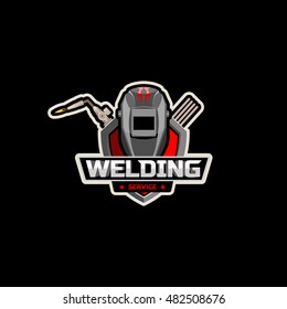  Welding logo icon emblem vector