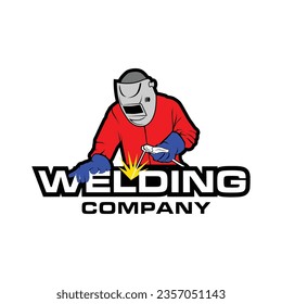 welding logo template, welding logo element, welding vector illustration