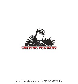 welding logo vector illustration design template