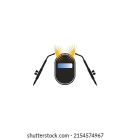plantilla de diseño de ilustración vectorial del logotipo de soldadura