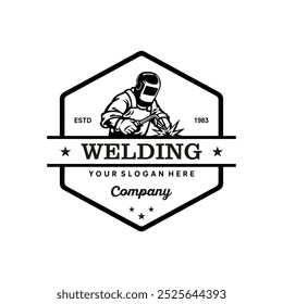 welding logo vector illustration design