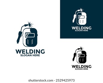 welding logo vector illustration, welding tool logo template