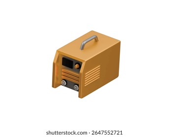 welding machine icon 3d illustration render