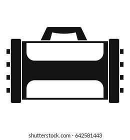 Welding machine icon in simple style isolated vector illustration