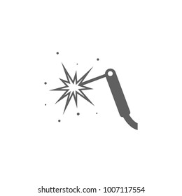 Welding machine icon vector