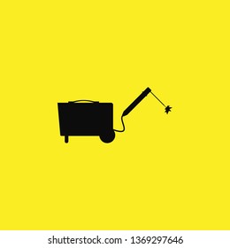 welding machine icon vector
