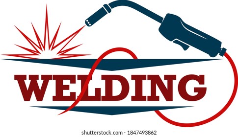 Welding machine symbol for welder design