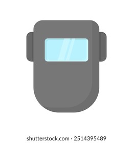 Welding mask in cartoon style on a white background. Welding symbol. Welding helmet icon.