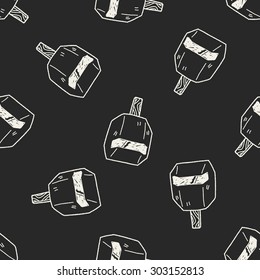 welding mask  doodle seamless pattern background