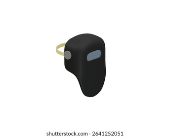 welding mask icon 3d illustration render