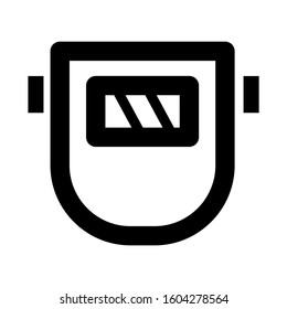 Welding Mask icon isolated sign symbol vector illustration - high quality black style vector icons
