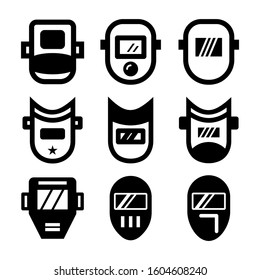 Welding Mask icon isolated sign symbol vector illustration - Collection of high quality black style vector icons

