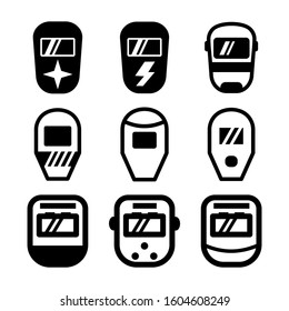 Welding Mask icon isolated sign symbol vector illustration - Collection of high quality black style vector icons
