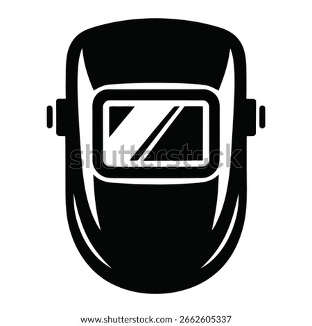 Welding mask icon. Simple illustration of welding mask vector icon