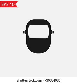 Welding mask icon Vector.