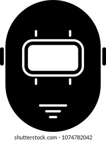 Welding Mask Icon Vector Art Illustration