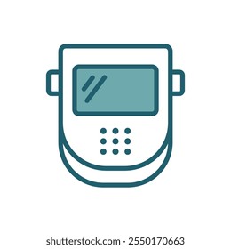 welding mask icon vector design template simple and clean