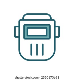 welding mask icon vector design template simple and clean