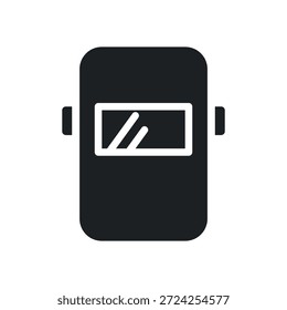 Icono de máscara de soldadura. Ilustración vectorial.