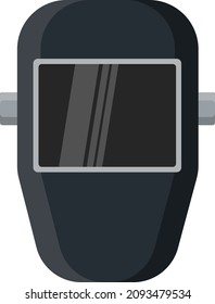 Schweißmaske, Illustration, Vektorgrafik auf weißem Hintergrund.