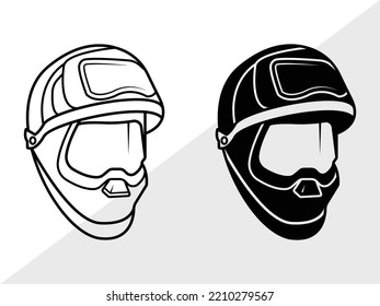 Welding Mask SVG Printable Vector Illustration